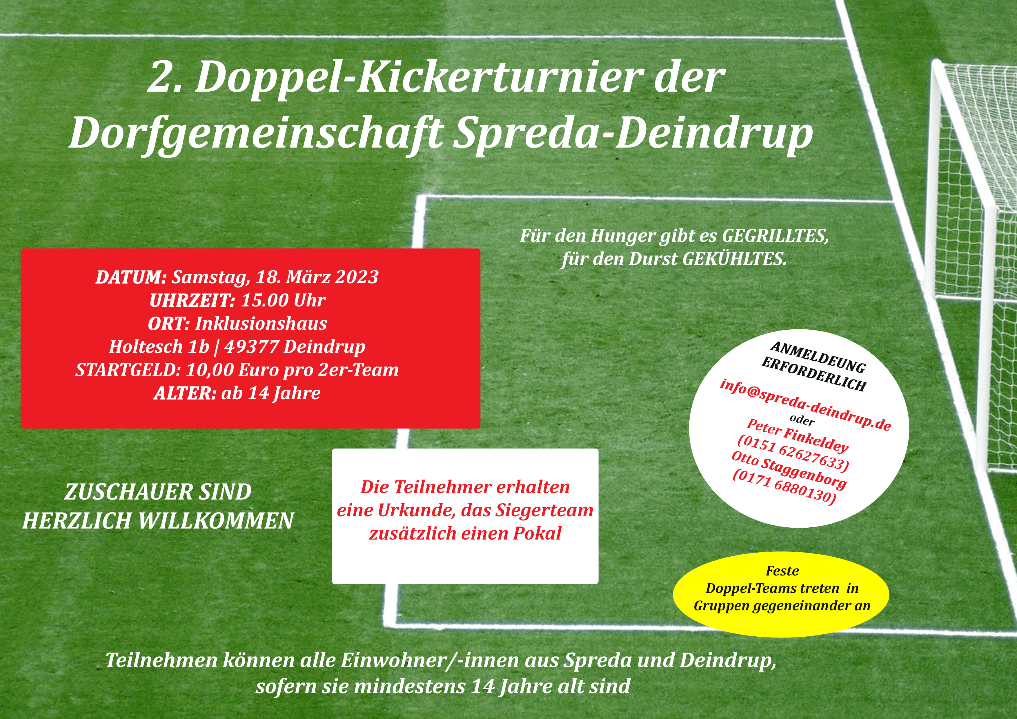 1. Inklusives Kickerturnier der DG