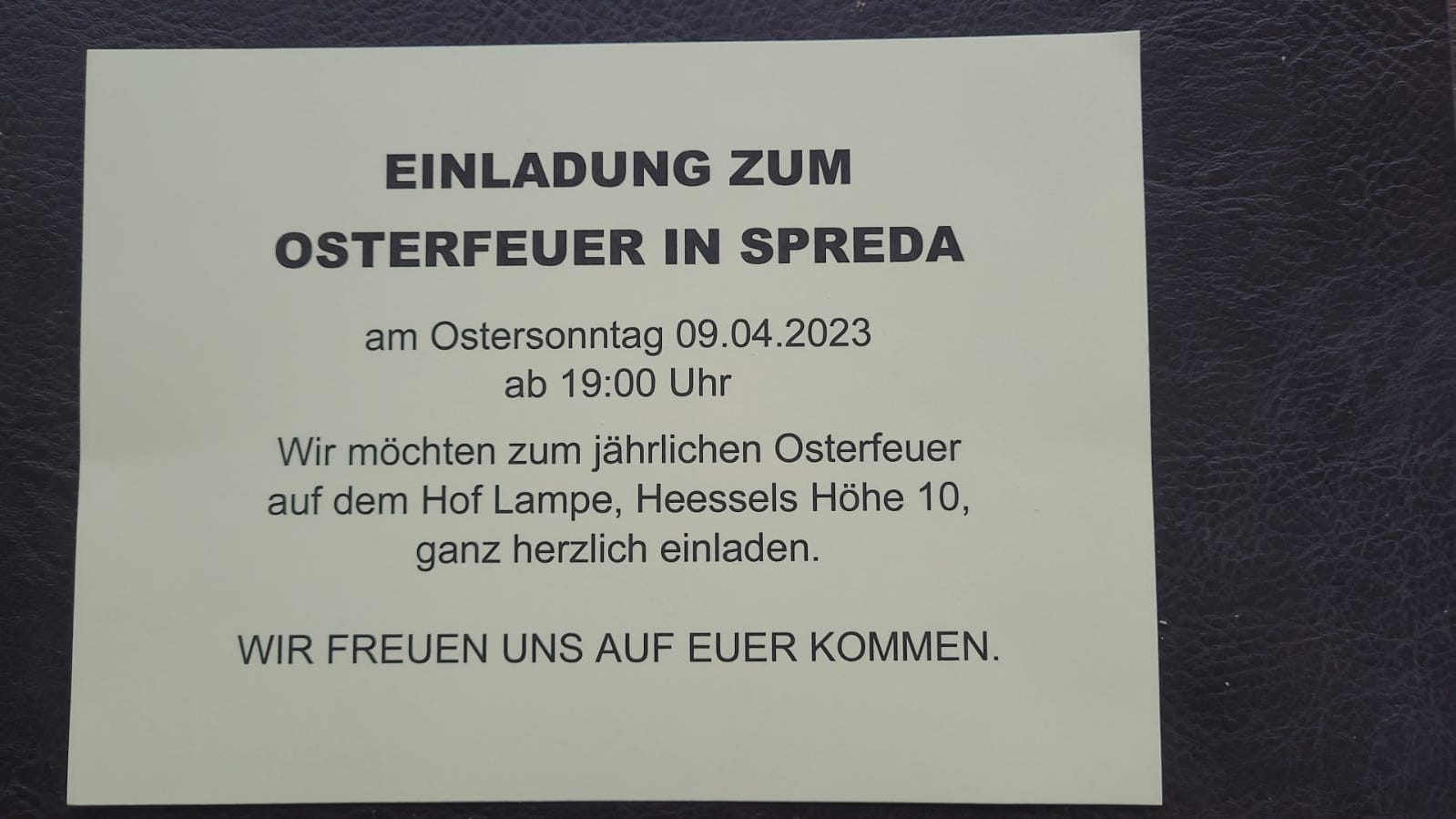 osterfeuer 2023