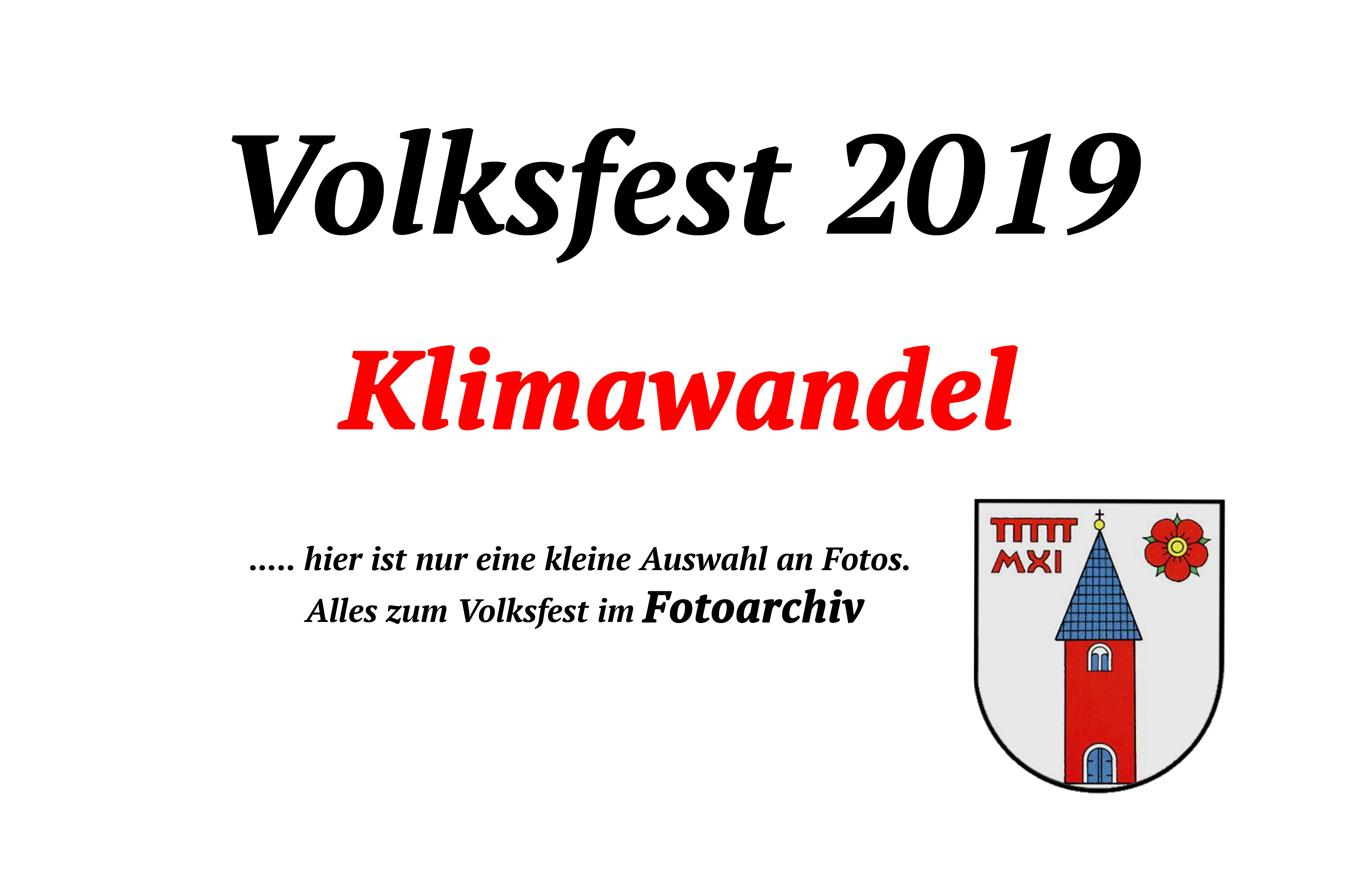 Volksfest 2019 – Klimawandel
