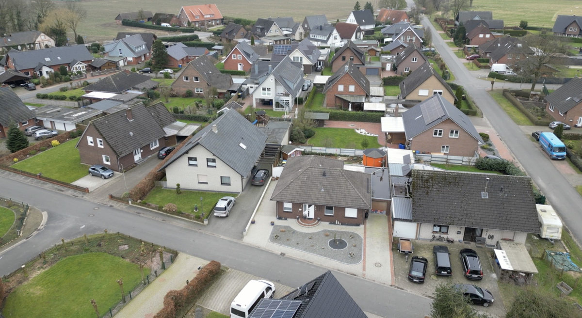 Luftaufnahme von Spreda und Deindrup