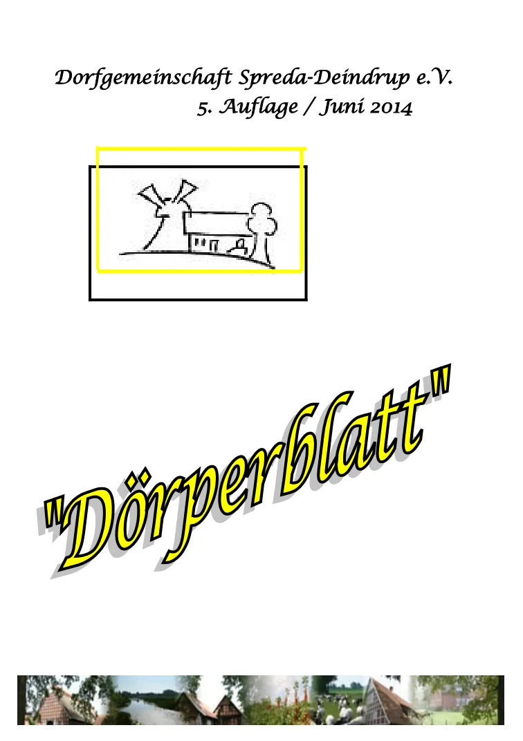 Dörperblatt – 5. Auflage