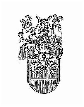 Historisches Wappen zum Gut Strohe